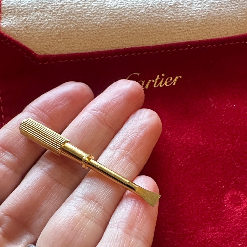 Cartier Yellow Gold Screwdriver for Love Bracelet- authentic